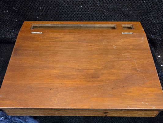 Vintage Wooden Slant Top Lap Writing Desk