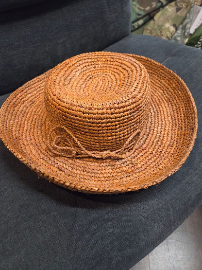 San Diego Hat Co Raffia Kettle Brim Hat Brown