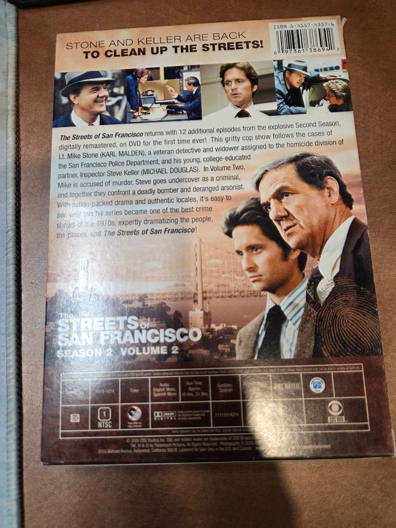 The Streets of San Francisco Season 2 Volume 2 DVD