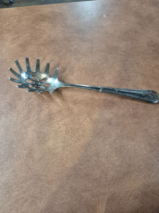 Vintage Silver Plated Pasta Server, 10"