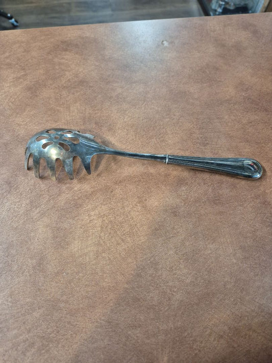 Vintage Silver Plated Pasta Server, 10"