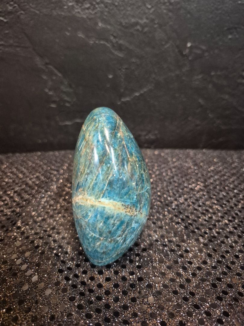Bluegreen Freeform Apatite, 3" × 3.5"