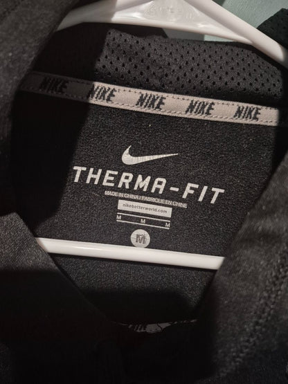 Black Nike Therma-Fit Hoodie Jacket, M