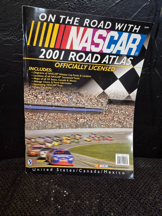 2001 NASCAR Road Atlas, 11" × 15"