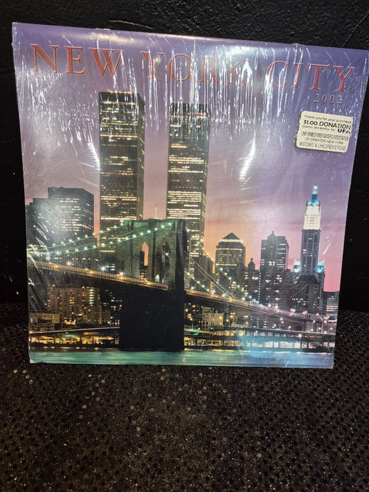 2002 New York City Souvenir Calendar, 12" × 12"