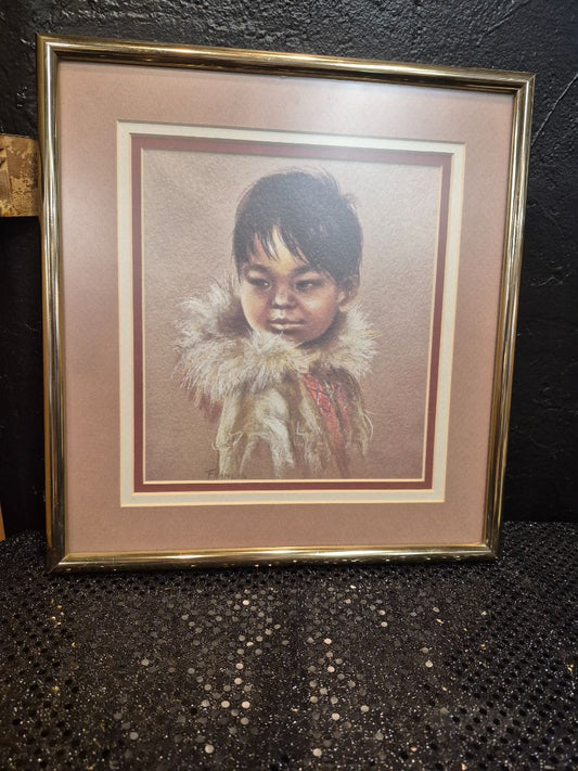 Dorthory Francis "Inuit Child", 11" × 12"