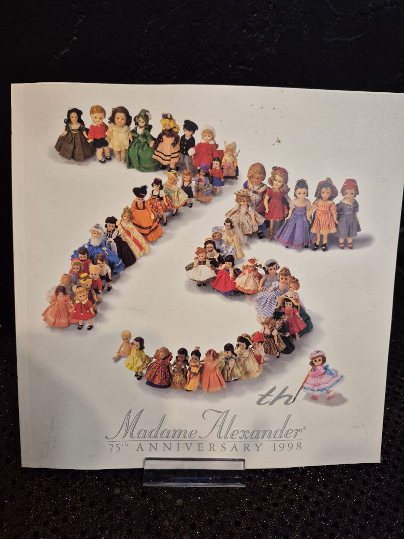White  75th Anniversary 1998 Madame Alexander Catalog, 8.5" × 8.5"