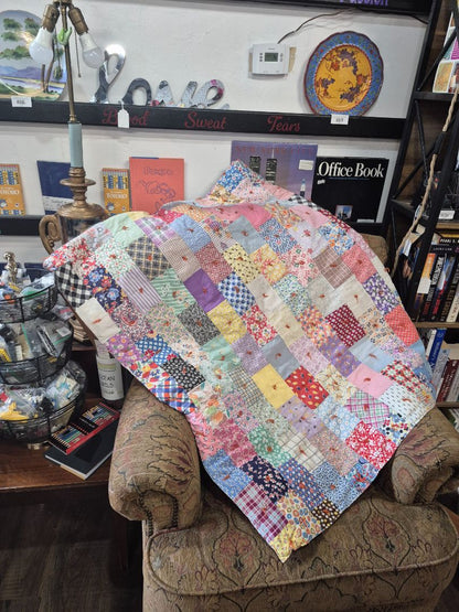 Multi Colored Handmade Quilt