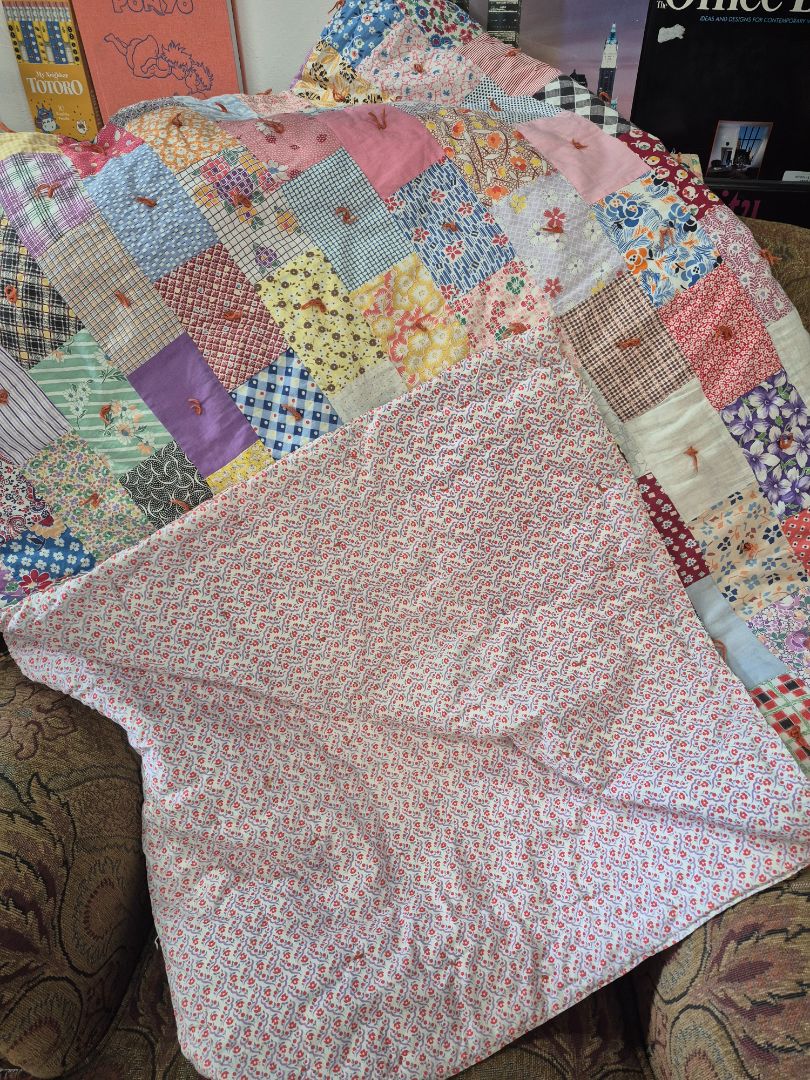 Multi Colored Handmade Quilt