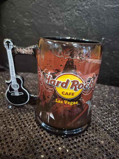 Brown/Black Hard Rock Cafe Las Vegas Souviner Mug, 5"