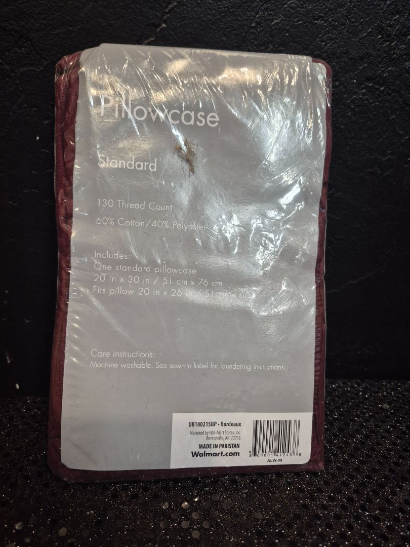 Wine Wal-Mart Pillowcase, Standard