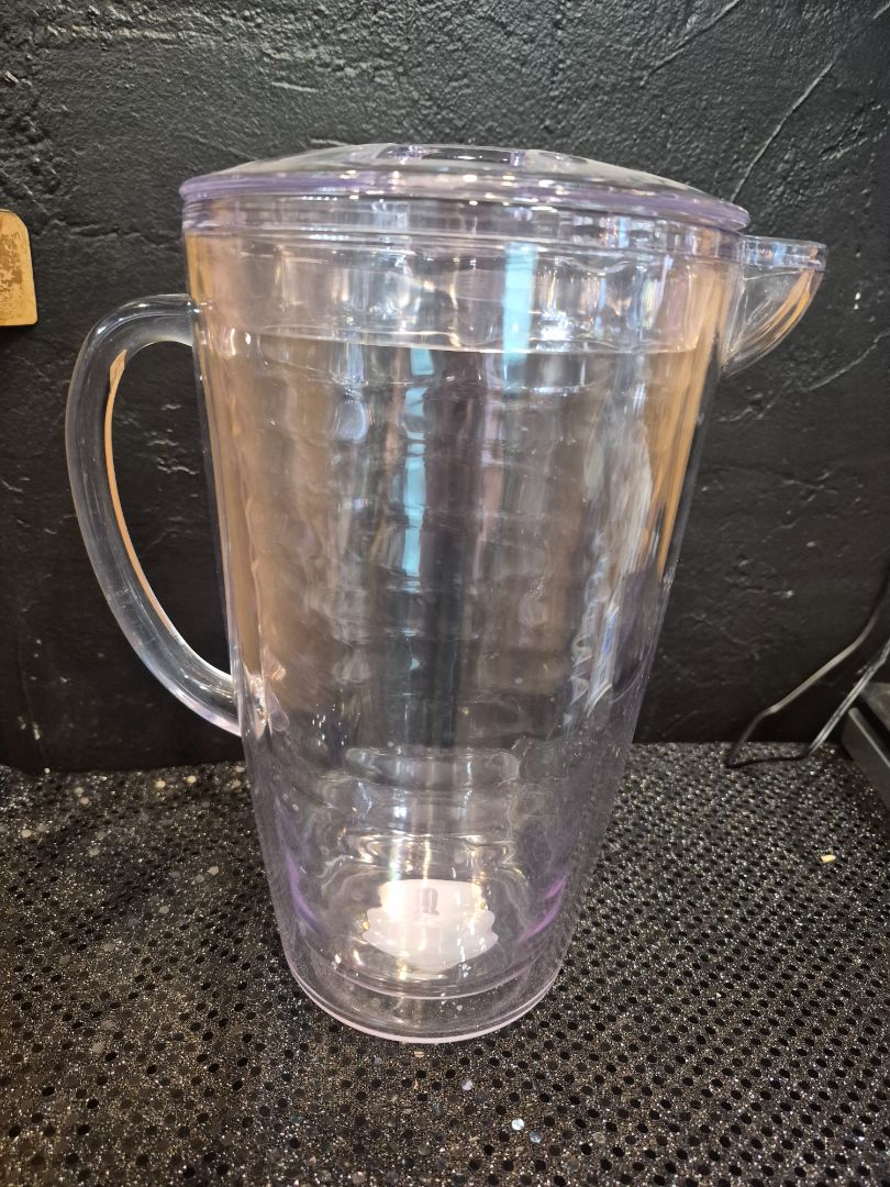 Clear Mainstays Double Wall Pitcher, 2.5 Qt.