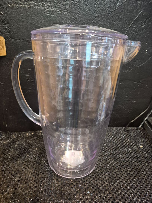 Clear Mainstays Double Wall Pitcher, 2.5 Qt.