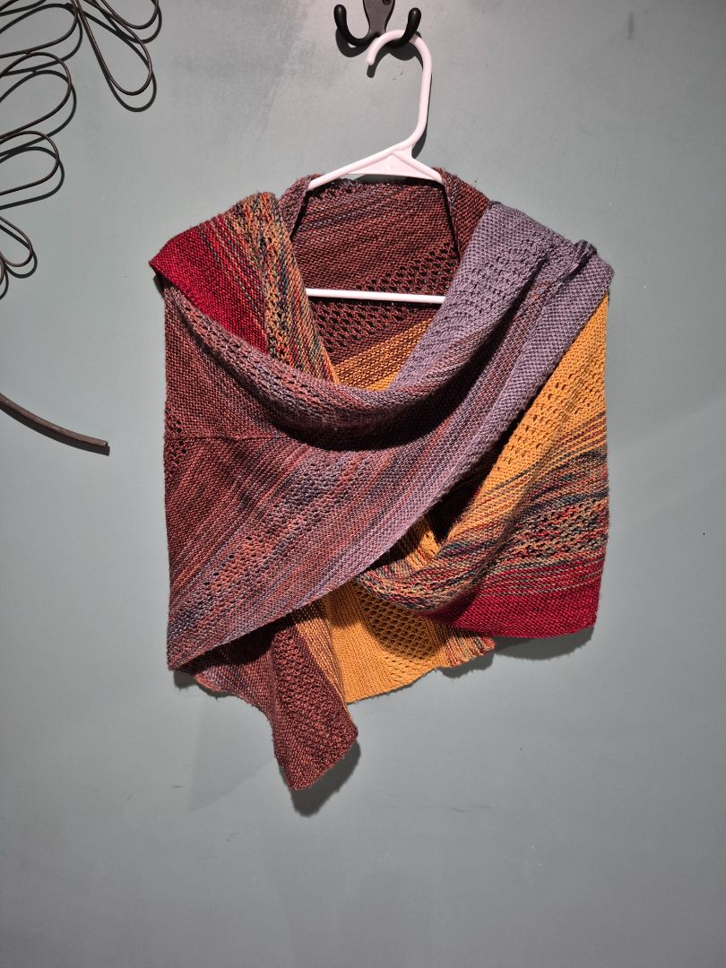 Fall Tone Shawl wrap