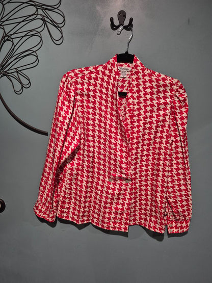 Paul Stanley Silk  Blouse Size 8