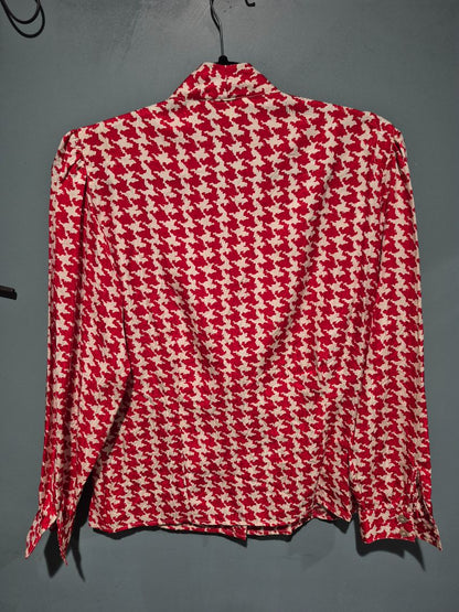 Paul Stanley Silk  Blouse Size 8