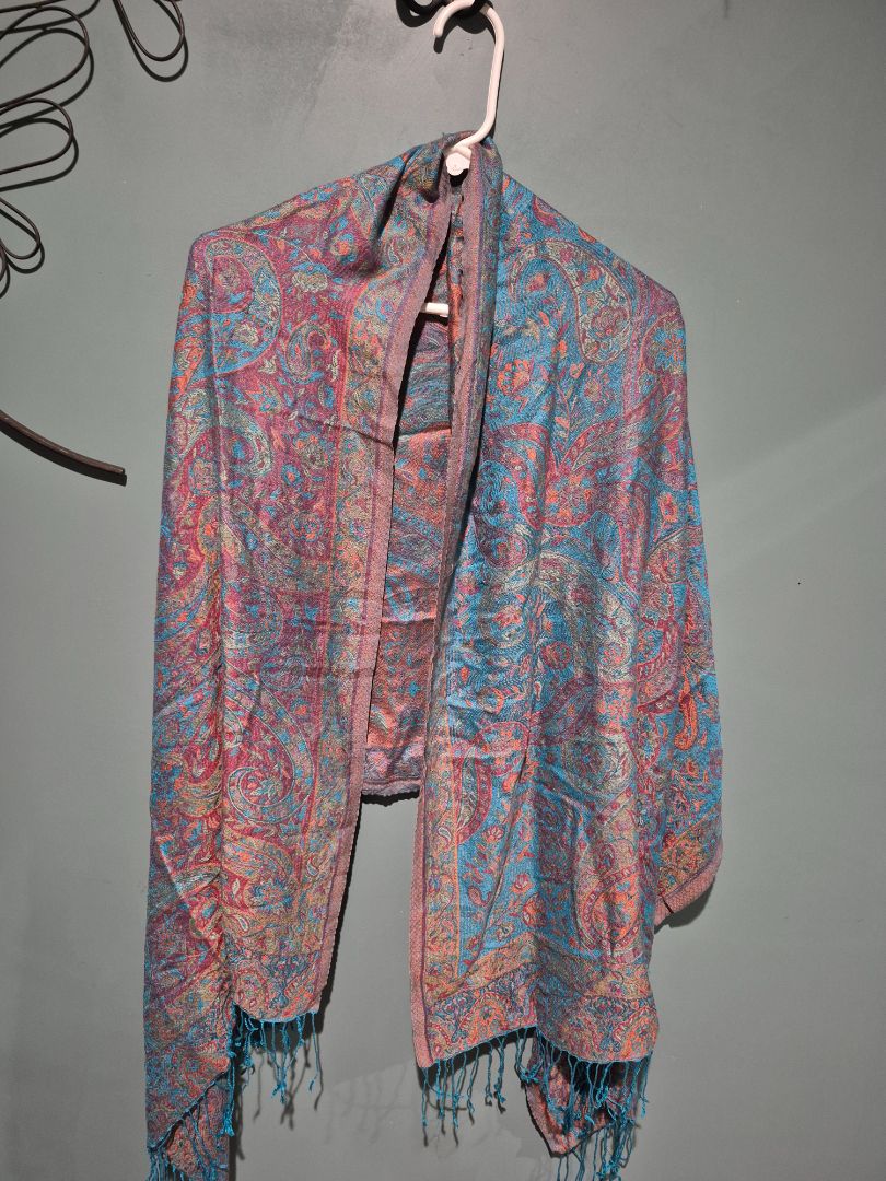 Blue Paisley  Scarf