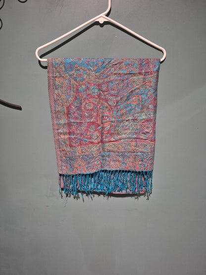 Blue Paisley  Scarf