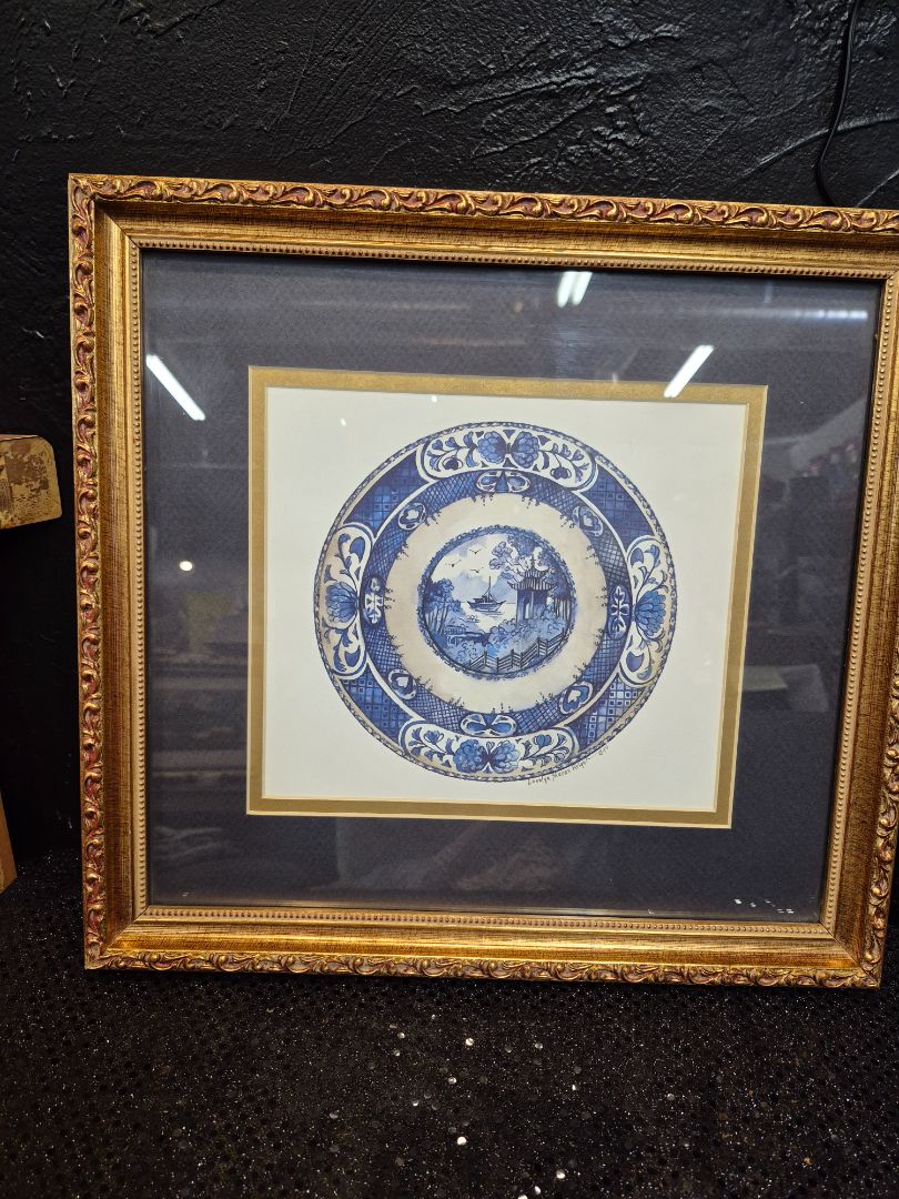 Print "Operetta Plate" by Carolyn Shores Write, 16" × 14.5"