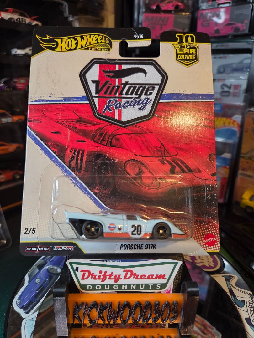 Hot Wheels PORSCHE 917K vintage racing premium