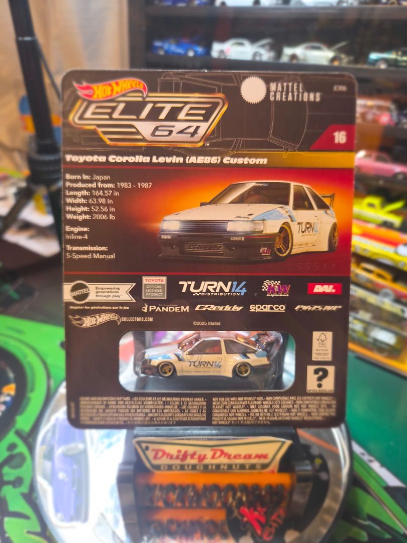 Hot Wheels Toyota Carolla AE86
