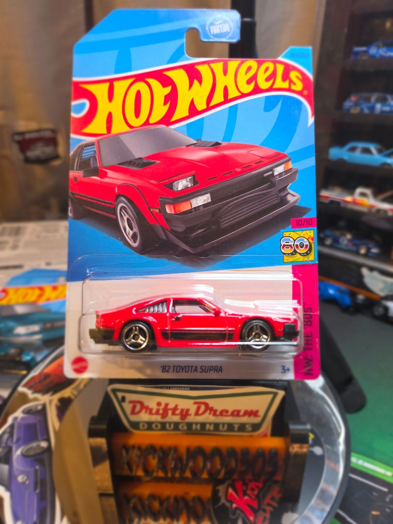 Red Hot Wheels 82 Toyota Supra