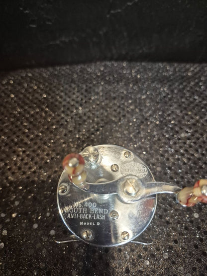 South Bend No. 400 Level Winding Anti-Back-Lash Fishing Reel