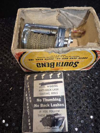 South Bend No. 400 Level Winding Anti-Back-Lash Fishing Reel