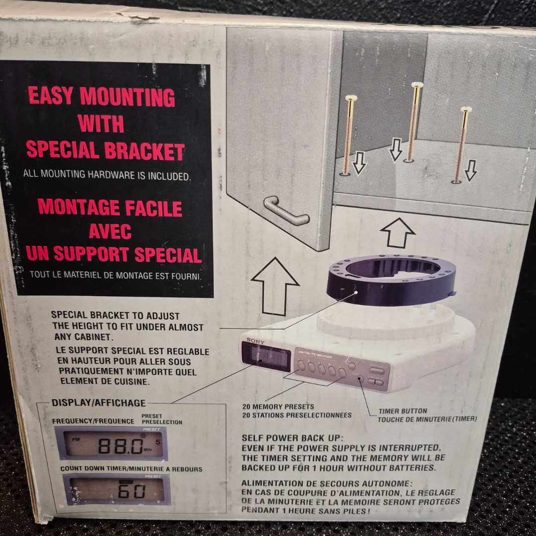 Sony Kitchen Radio ICF-C503