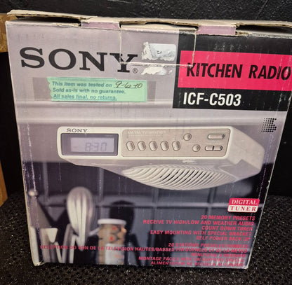 Sony Kitchen Radio ICF-C503