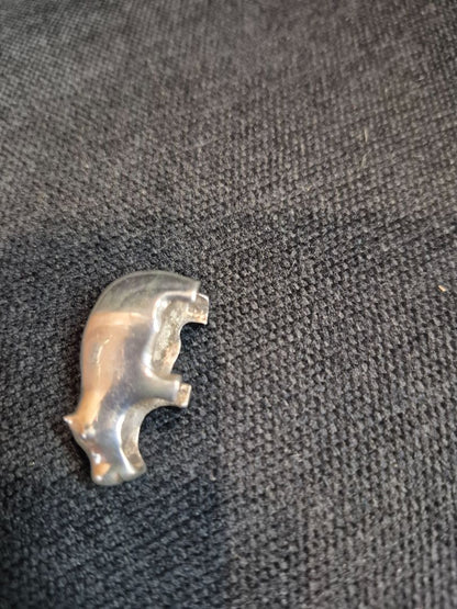 Sterling Silver Hippopotamus Charm