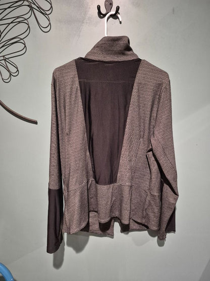 Grey The North Face Asymmetrical Jacket, XL
