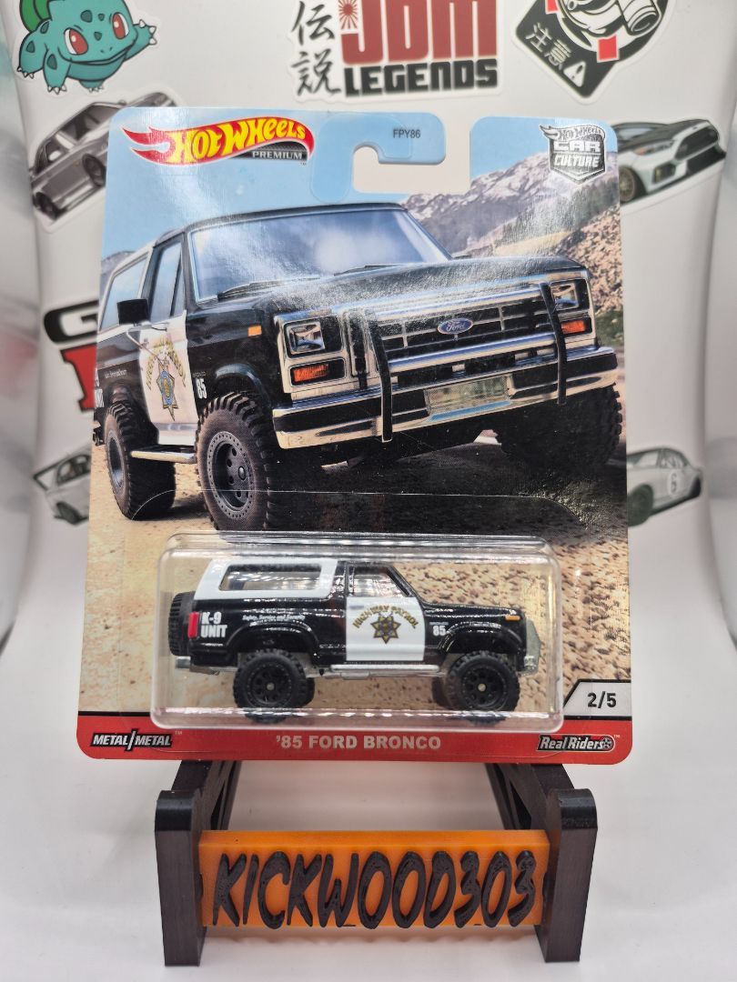 Multi Hot Wheels 85 Ford Bronco Highway Patrol