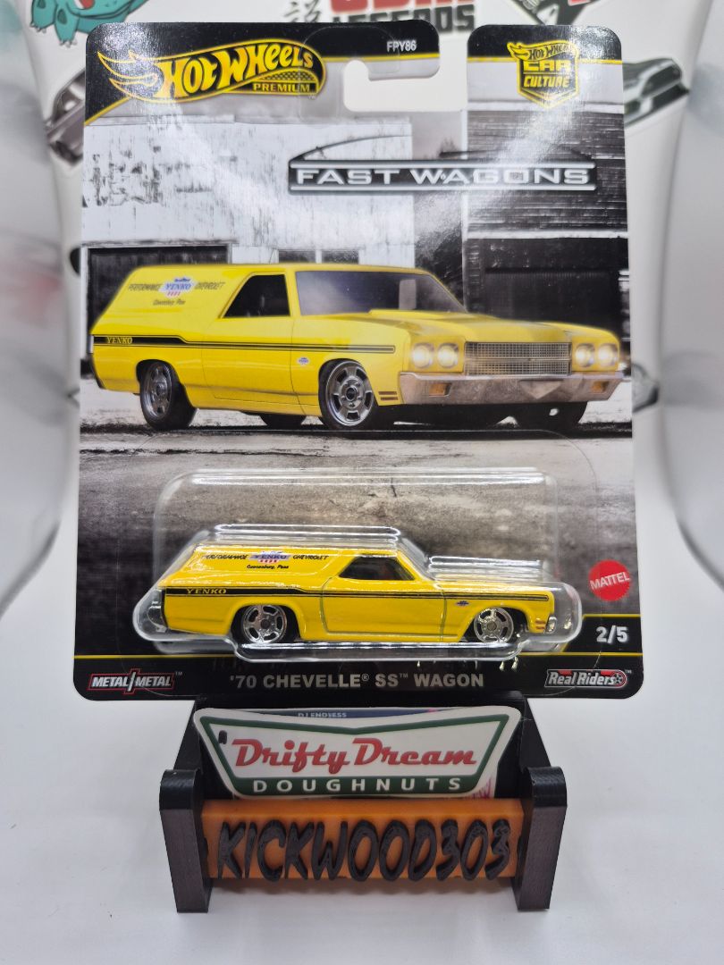 Hot Wheels 1970 Chevrolet Chevelle SS Wagon Fast Wagons Culture Car