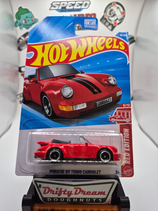 Hot Wheels Red Edition Porsche 911 cabriolet