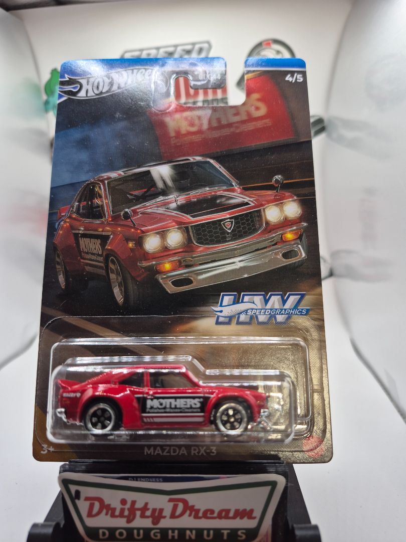 Hot Wheels MAZDA RX-3 MOTHERS 2024 SERIES SPEED GRAPHICS