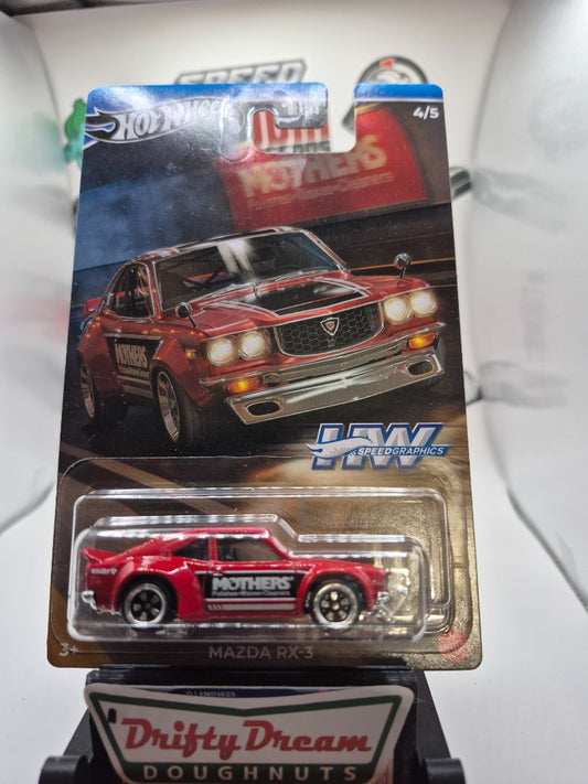 Hot Wheels MAZDA RX-3 MOTHERS 2024 SERIES SPEED GRAPHICS