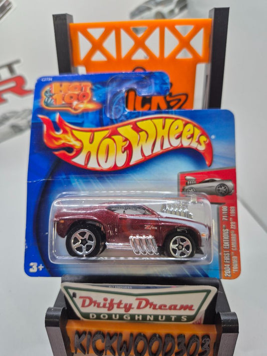 Hot Wheels 2004 'Tooned 1969 Camaro Z28 First Editions #071  short card