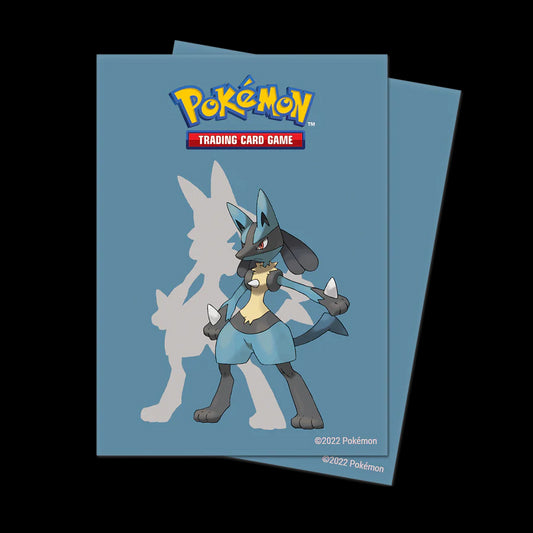 Ultra Pro Pokemon - Lucario Standard Deck Protector Sleeves (65ct), 3 x 2 x 1