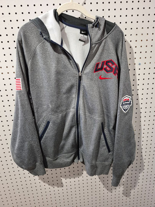 Grey Nike USA Jacket, M