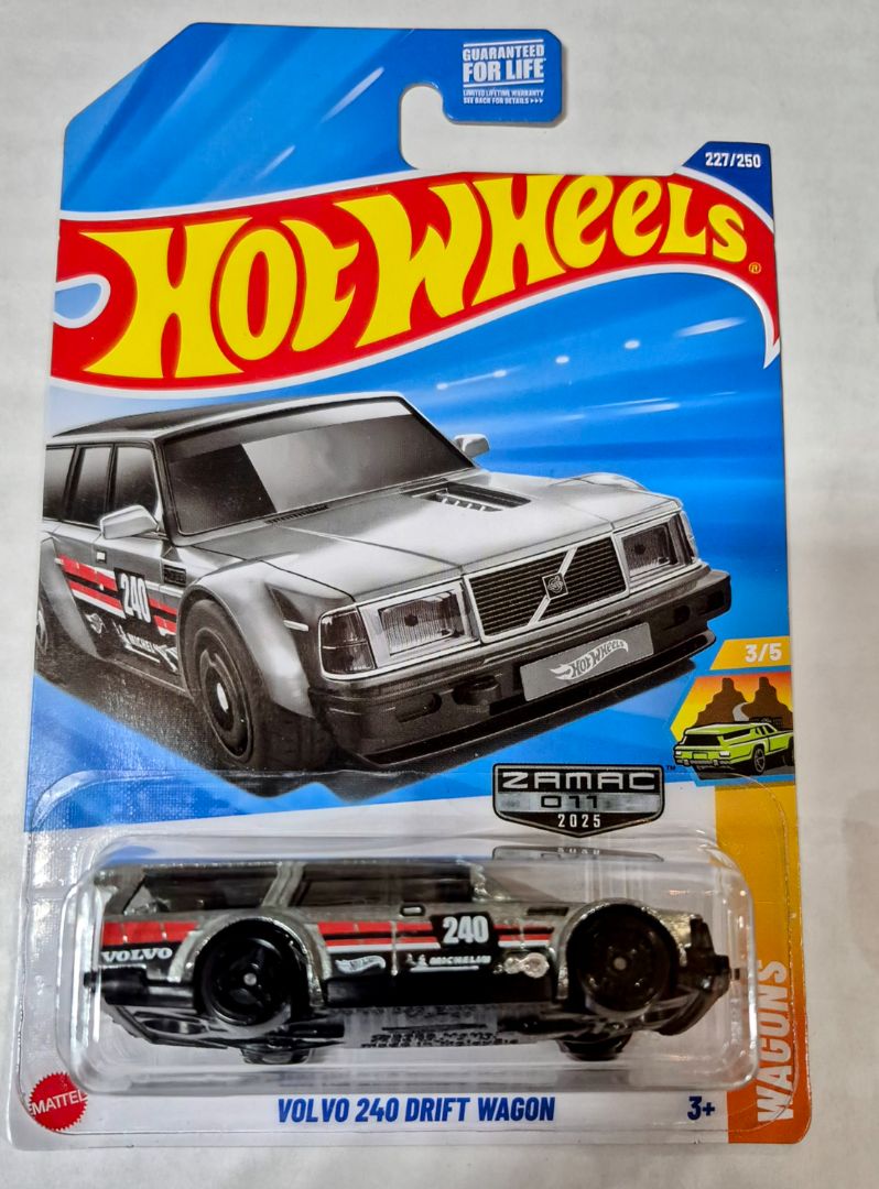 Hot Wheels VOLVO 240 DRIFT WAGON WAGONS ZAMAC