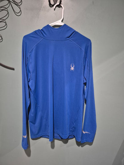 Blue Spyder Men's Performance Hoodie, M