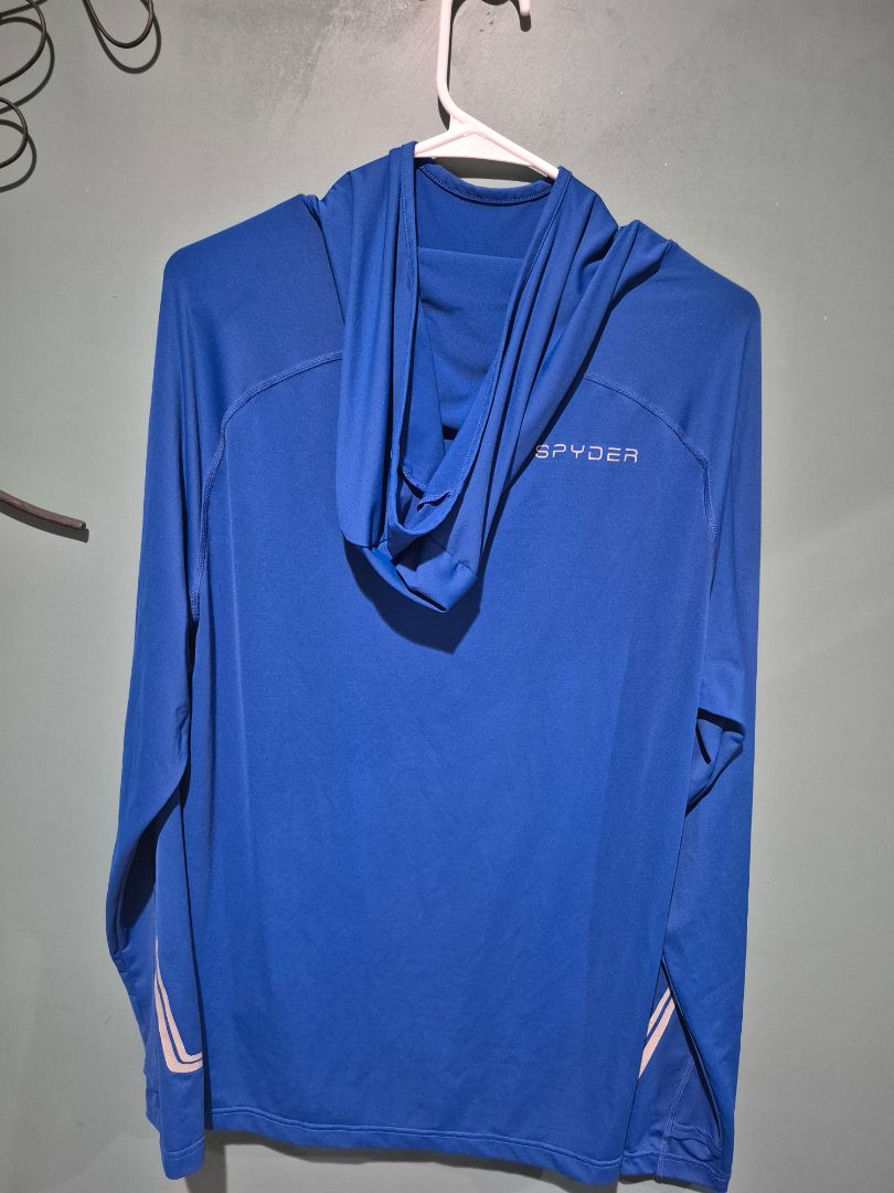 Blue Spyder Men's Performance Hoodie, M