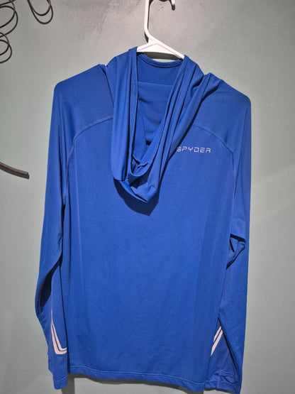 Blue Spyder Men's Performance Hoodie, M