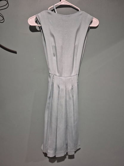 Robin's Egg Blue Talbot's Petites Pure Silk Sleeveless Dress, 8