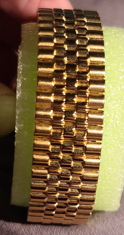 Gold Tone Seiko Men's Watch Quartz Day-Date