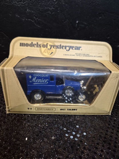 Blue  Matchbox Models of Yesteryear 1927 Talbot