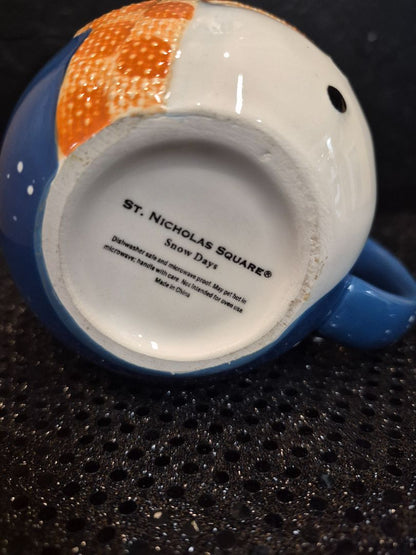 Blue  St. Nicholas Square "Snow Days" Mug