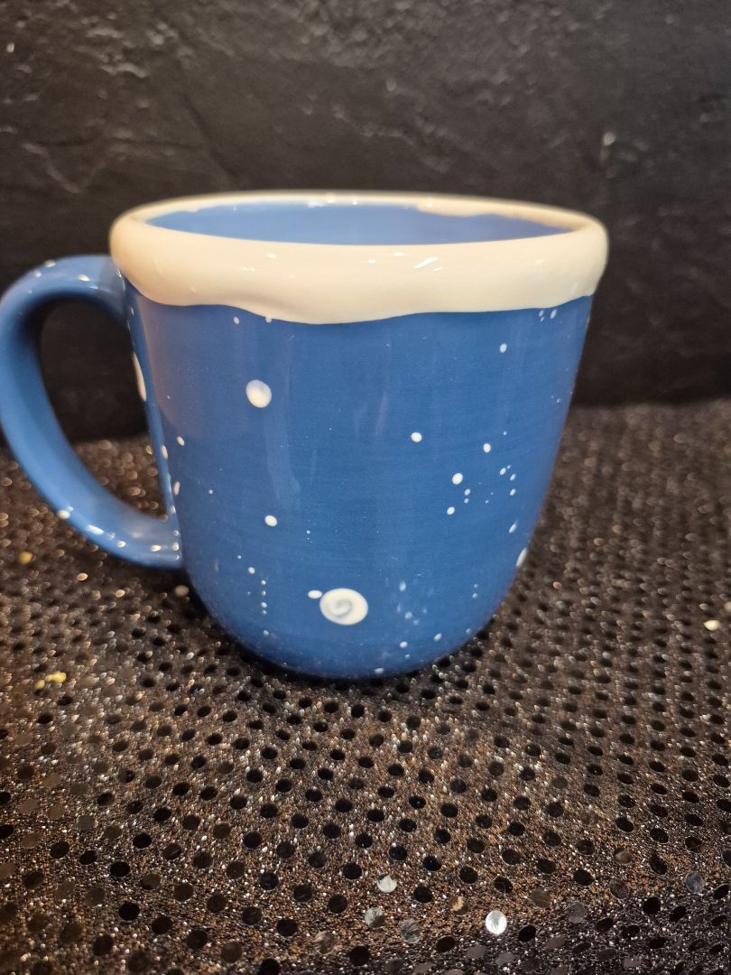 Blue  St. Nicholas Square "Snow Days" Mug