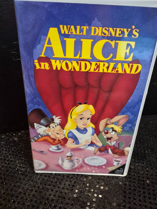 Walt Disney's Black Diamond the Classics Alice in Wonderland VHS Video